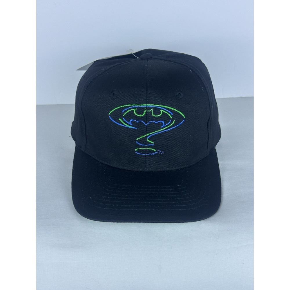 NWT Vintage 1994 Batman Forever SnapBack Baseball Hat Cap Robin Riddler Two Face